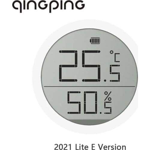 New Qingping Thermometer Hygrometer Temperature and Humidity Sensor E-Link Ink Screen Lite E Support Celsius & Fahrenheit Change