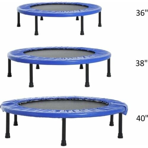 36" 38" 40" Mini Trampoline Safety Fitness Indoor Mini Gym Outdoor Sports Family Parent-Child Interactive Sports
