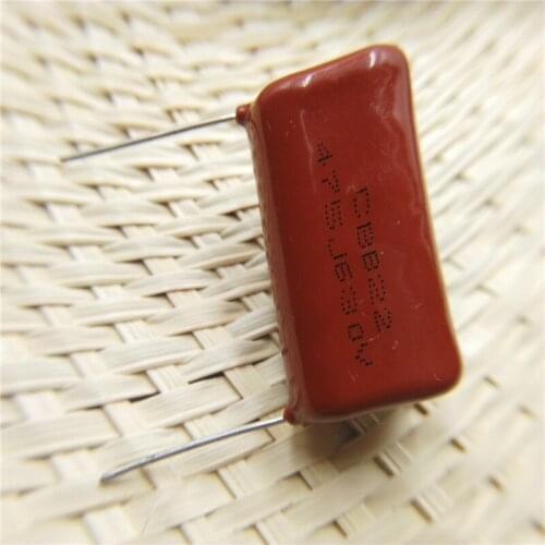 5pcs CBB 475 630V 475J 630V 4.7uF P30 CBB22 Polypropylene film capacitor