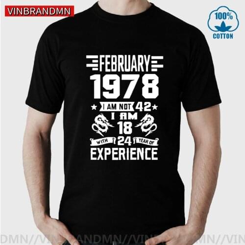 April May June July August September October December 1978 BIRTH YEARS shirt Mens T shirt Casual Fashion January February March