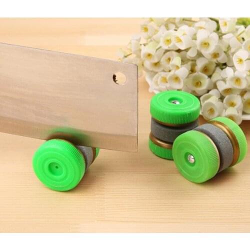 Household Japanese circular knife sharpener The kitchen chopper grindstone