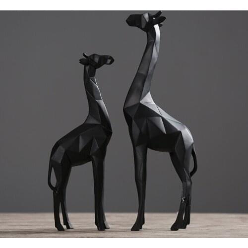 NORDIC HOME DECORATION DECORATION CREATIVE LIVING ROOM TV CABINET WINE CABINET ENTRANCE RESIN DEER WEDDING GIFT AP5101035