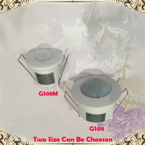 Home LED light 110v-240v PIR Infrared Motion Sensor Switch Human Body Induction Automatic Module Light Sensing Switch two size