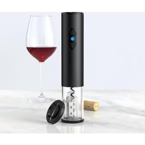 Dry cell type Electric Wine Bottle Opener Corkscrew Foil Cutter Set Automatic Bottle Opener for Wine Kitchen gadgets Can Opener