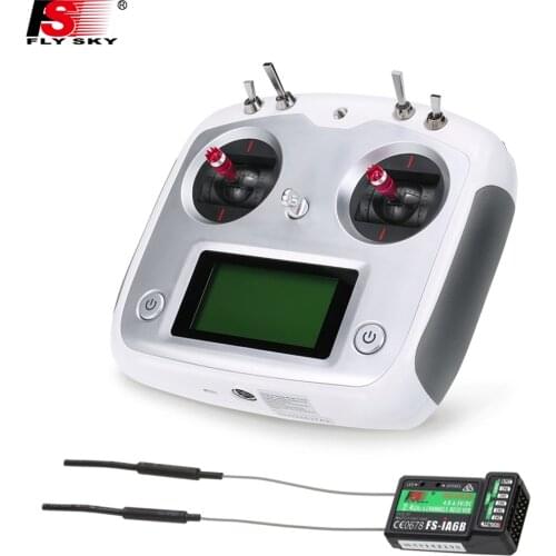 Flysky FS-i6s 2.4G 10CH AFHDS 2A Touchscreen Transmitter with FS-iA6B 6CH RC Receiver for RC Drone Airplane Helicopter