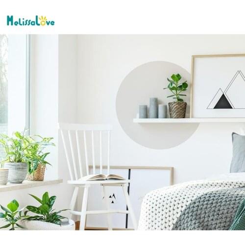 Geometric Circle Abstract Modern Scandinavian Decor Removable Vinyl Wall Sticker Mural Babyroom Bedroom Home Decor BD734