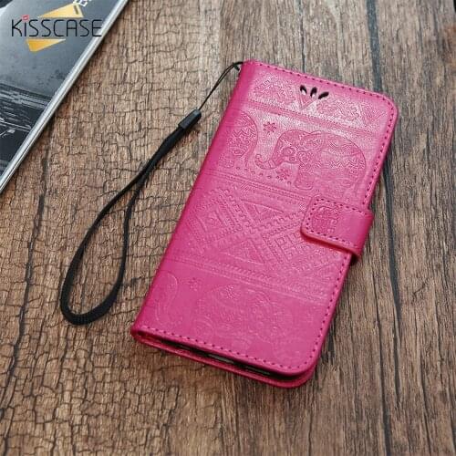 KISSCASE Wallet Case For Samsung Galaxy S8 S8 Plus Fold Phone Bag Leather Case For Galaxy S6 S7 Edge Cover Coque Woman Handbag