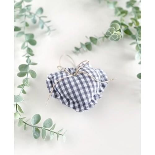 Gray Heart Lavender Cabinet Scent Cotton Lavender Filled Mini Heart Pillow Spring Greet You Every Time You Open Your Closet Gift