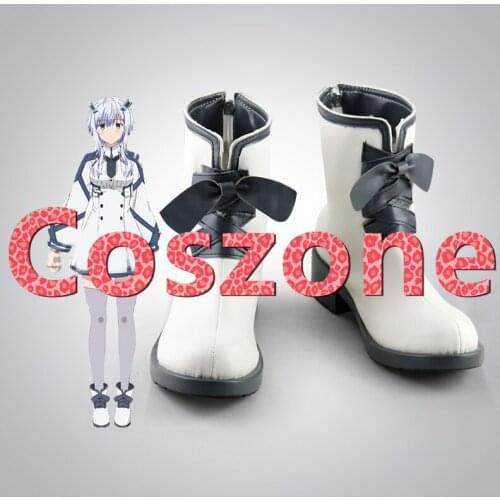 The Misfit of Demon King Academy Mayuri Kurotsuchi Cosplay Shoes Boots Halloween Carnival Cosplay Costume Accessory