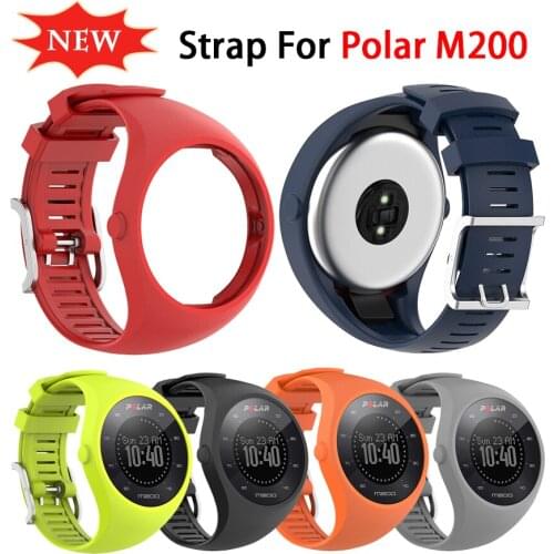 New High Quality Silicone Bracelet Wrist Strap For Polar M200 Smart Watch Sport Replacement Watchband For Polar M200 Accessories