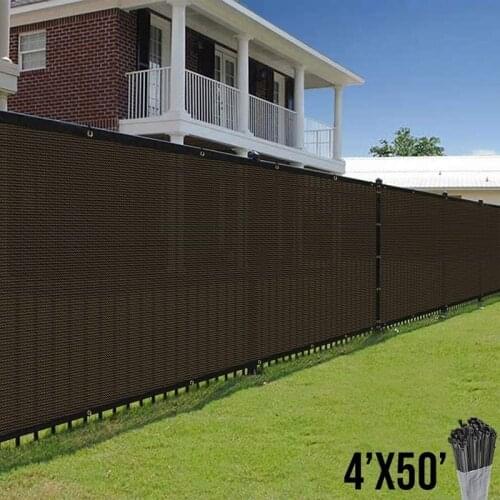 Multi-size Privacy Screen Cover Wind Sunshade Net Shelter Privacy Screen Breeze Sewing Buckle Outdoor Awning Garden Fence