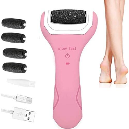 Foot Scrubber Electric Foot File - Pedicure Tools Callus Remover with Rechargeable for Dead Hard Skin Removal Professional