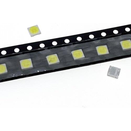 50pcs For LG Innotek LED New and Original LED 2W 6V 350mA 3535 Cool white LCD Backlight for TV Application