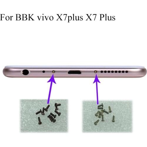 2PCS For BBK vivo X7plus Buttom Dock Screws Housing Screw nail tack For BBK vivo X7plus X 7 Plus x7 plus Mobile Phones