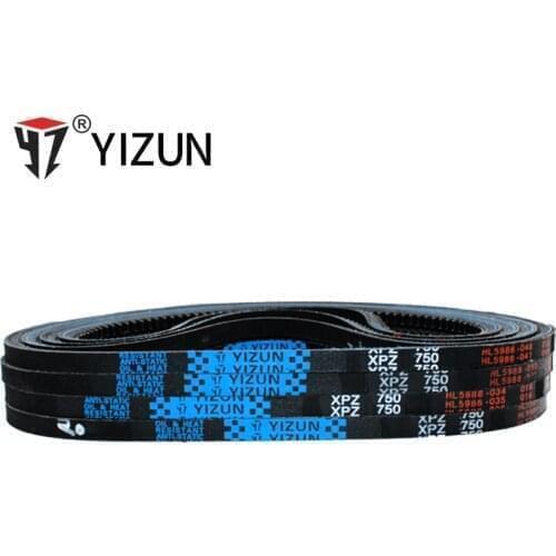 YIZUN XPZ/3VX Type XPZ560~800mm Hard Wire Rubber Drive Pitch Length Girth Industrial Transmission Machinery Toothed V Belt