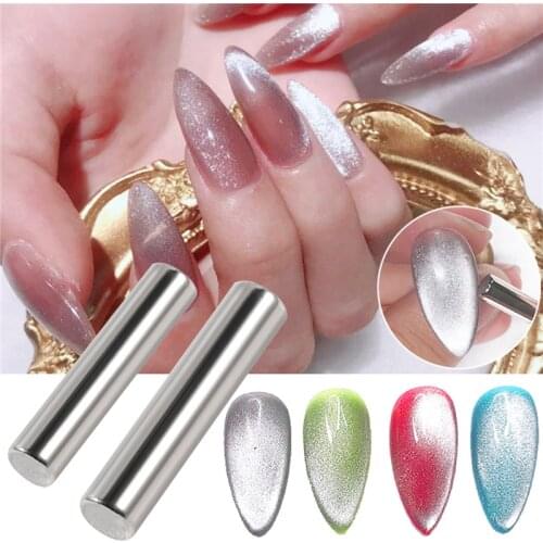 1 Pc Cylindrical Magnetic Stick 3D Nail Art Spar UV Gel Cats Eye Effect Manicure Tool Multi-function DIY Nail Art Magnet Tools