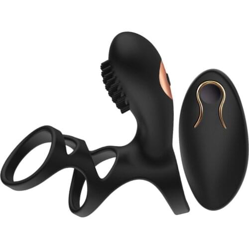 10 Speeds Penis Vibrating Ring Delay Ejaculation Clitoris Stimulator G spot Massager Remote Control Cock Ring Sex Toys for Men