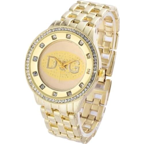 Kobiet Zegarka Women Quartz Watches Luxury Brand Rhinestone Women Dress Watch Casual Fashion Stainless Steel Wristwatch Relojes