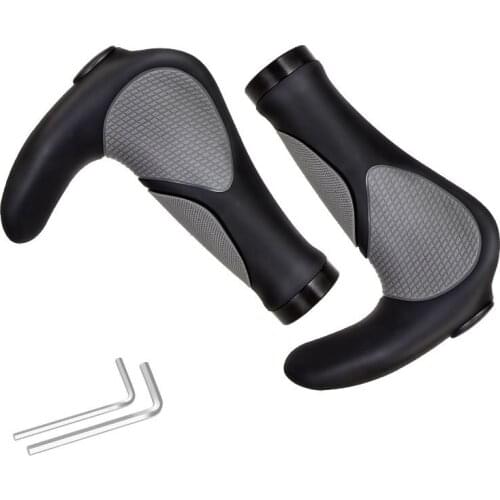 Bicycle Grip Handlebar Cover Non-slip TPR Rubber Horn Grip Mountain Bike Cycling Equipment