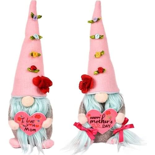 Mothers Day Decoration Mothers Day Gift Gnome Figurines Dwarf Faceless Dolls Decorations Bedroom Living Room Gifts Wedding