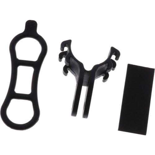 Bike Flashlight Torch Holder Front Light Mount Clip Tie Stand Bracket Holder