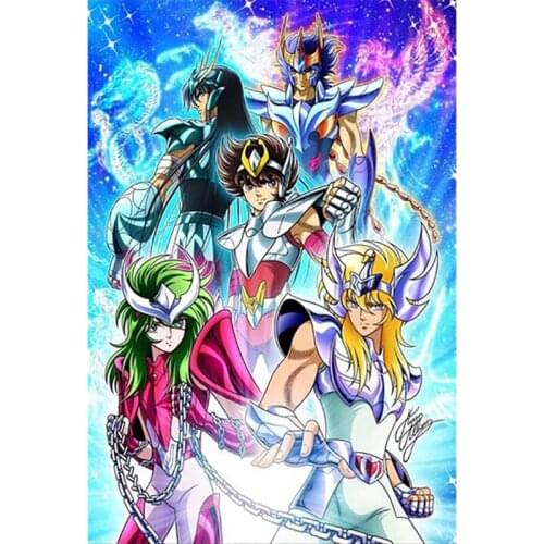 Customized Craft 5d Full diamond painting Saint Seiya landscape By Number Accessories Home Decoration