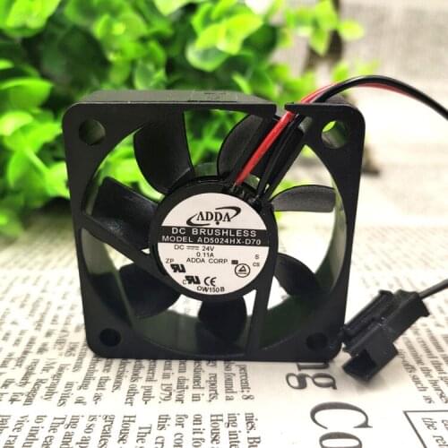 New original AD5024HX-D70 5015 24V 0.11A 5CM cm inverter cooling fan