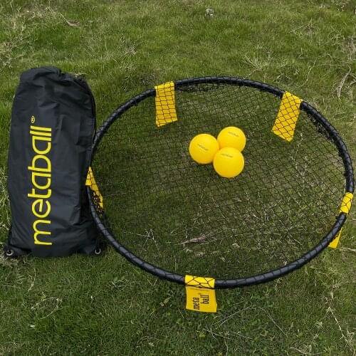 Outdoor Team Sports Mini Beach Volleyball Spike Game Balls Set Outdoor Entertainment Lawn Fitness Equipment Net With 3 Balls