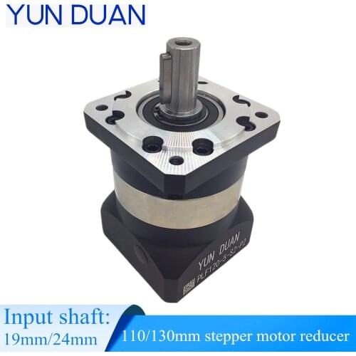 PLF120 planetary reducer for nema 42 stepper motor Speed ratio 3:1, 5:1:40:1, 50:1 High torque right angle gearbox Free shipping