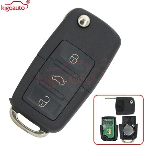 Kigoauto 1JO 959 753 DJ Remote Key 3 button 315Mhz for VW Skoda Passat Golf Jetta 2001 1J0959753DJ 1998-2011