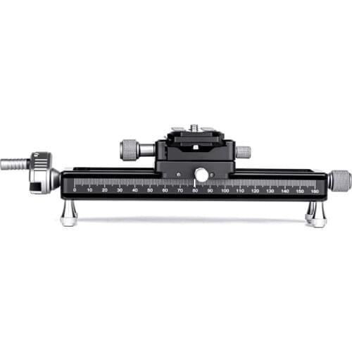 NiSi NM-180 Macro Photography Rail Slider Track Portable Desktop Shooting Slide Rail Video Recording 1/4 Screw for DSLR Camera