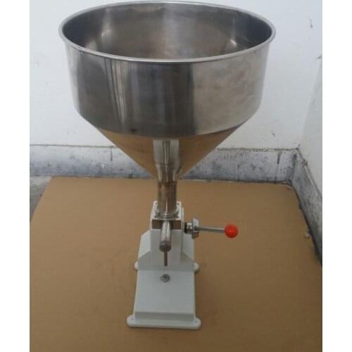 Food bottle Manual hand pressure stainless paste filling machine dispensing liquid packing equipment sold cream machine 1 ~ 50ml