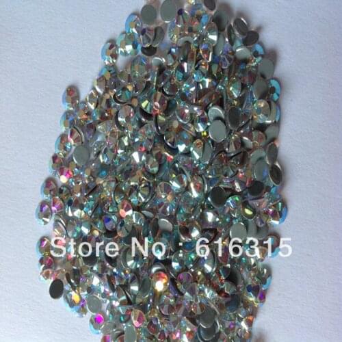 Ss20 1440pcs each lot crystal ab more than 14 cutting facets flat back rhinestone super shiny for design