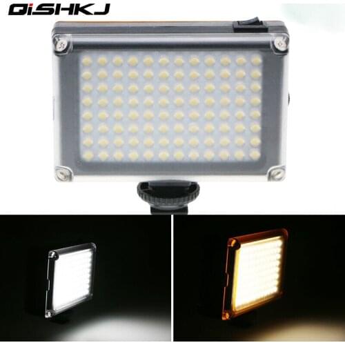 96 LED Phone Video Light Photo Lighting on Camera Hot Shoe LED Lamp for iPhoneX 8 Camcorder Canon/Nikon DSLR Camera Live Stream