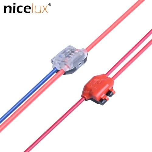 Y shape 3 Way 1pin Wire Connector Terminal Blocks for 20-22AWG Cable Connet Scotch Lock Quick Splice Crimp LED Car Audio Spade
