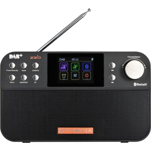 Z3B Portable Digital DAB FM Stereo Radio Receiver 2.4 Inch TFT-LCD Color Display DAB+/FM RDS Wavebands Radio Color Screen Radio