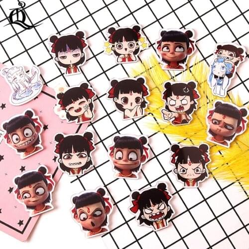 1pcs NE ZHA cartoon badge Kawaii Icon Badge Bacges on Backpack Badges for Clothing Acrylic Badges Z88