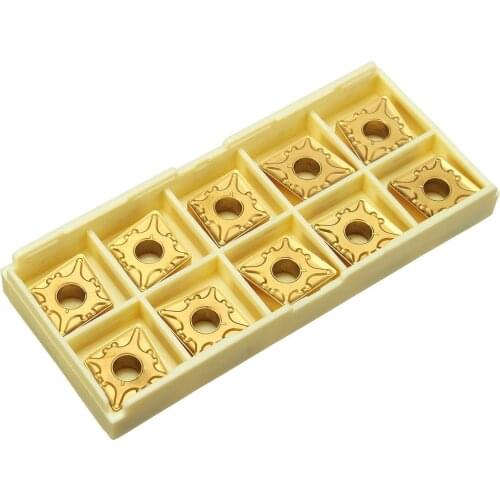 10pcs CNMG120408-MA US735 Carbide Insert Turning Tool Holder Inserts