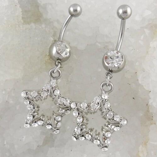 5pcs/lot Wholesale Belly Button Ring Body Piercing Jewelry.Five-Star Style