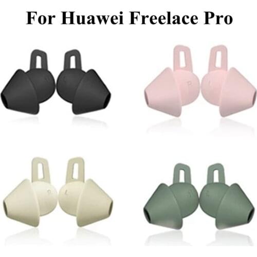 Earphone Ear pads For Huawei Freelace Pro Soft Silicone Cushion Cover Caps For FreelacePro Bluetooth Earphones Accessorise