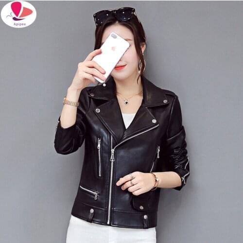 Apipee Women's Leather Jackets