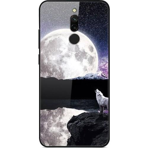 Case For Xiaomi Redmi 8 Tempered Glass Case Phone Case Back Phone Cover