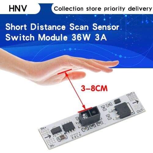Short Distance Scan Sensor Sweep Hand Sensor Switch Module 36W 3A Constant Voltage for Auto Smart Home Compatible XK-GK-4010A