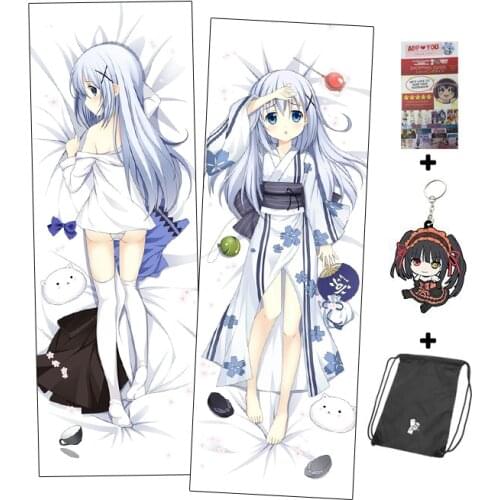 Hobby Express Kafuu Chino Dakimakura Japanese Hugging Body Pillow Cover ADP-61031