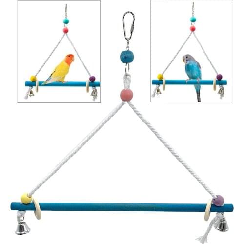 Birds Swing Birds Perch Exercise Toy Medium Birds Macaws Budgie Parakeet