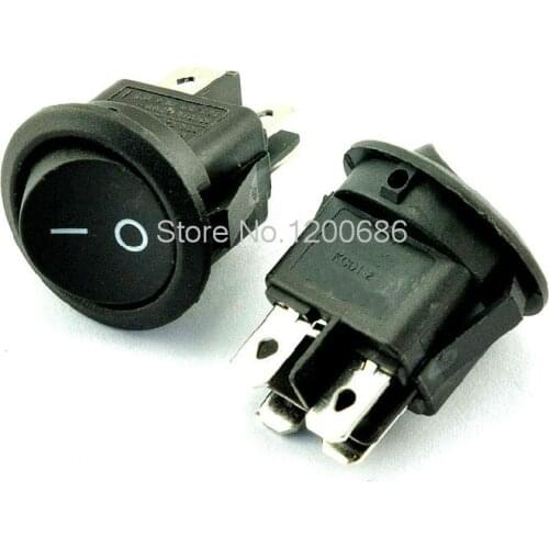 KCD1 224 power switch Rocker switch 4 feet 2 files 6A 250V
