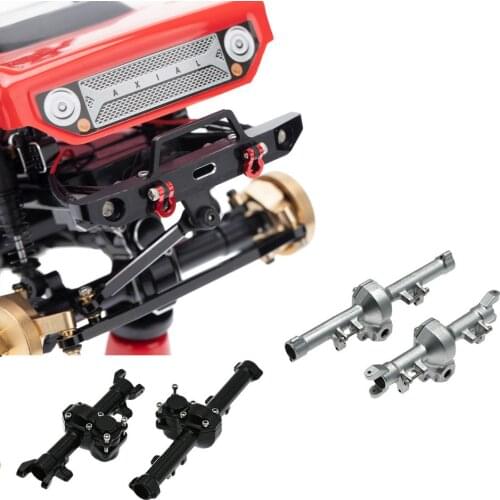 Spgcm 1/24 Scx24 90081 Front and Rear Car Bridge Shell CNC Aluminum Alloy Belt Axle Cover