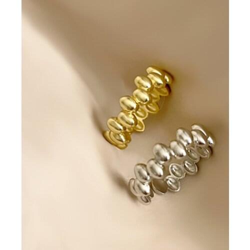 Minimalism Metal Adjustable Finger Ring for Womens Fashion Gold Silver Color Rings Personality Jewelry Party Gifts