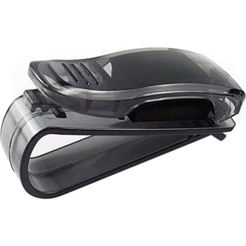 Fashion Black Auto Car Vehicle Visor Glasses Sunglasses Ticket Card Holder Clip Fastener