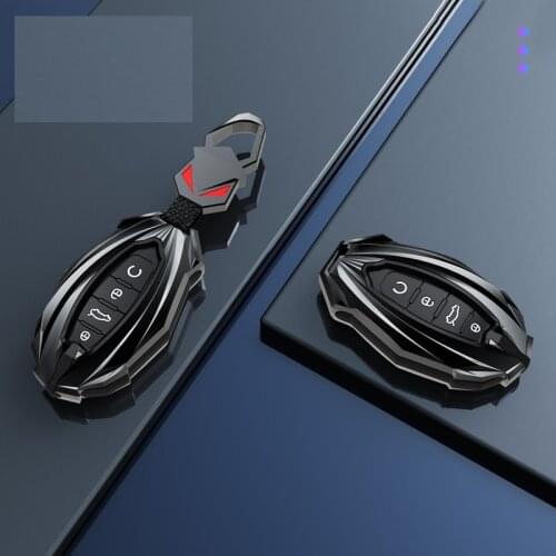 Alloy Car Key Fob Cover Case Shell Holder Set for Geely Coolray X6 Emgrand Global Hawk GX7 Key Holder Remote Car Accessories